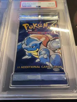 1999 WOTC Pokemon Base Foil Pack PSA 8 Charizard Blastoise Venusaur Set - Image 4