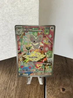 Pokemon TCG Illustration Rare Temporal Forces Cinccino 183/162 Mint Condition - Image 1