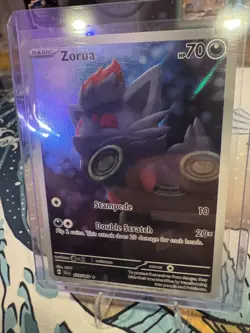 Zorua 75/64 Pokemon TCG S&V Shrouded Fable Illustration Rare Holo NM - Image 2