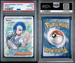 PSA 10 GEM MINT Perrin 209/167 Full Art Twilight Masquerade TWM #209 Pokemon TCG - Image 3