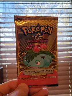 Pokemon Expedition Base Set WOTC 2002 Sealed Booster Pack (Venusaur Artwork) - Image 3