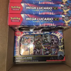 Pokemon x1 Mega Lucario EX Premium Figure Collection Brand New Factory Sealed - Image 4