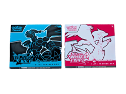OPENED NO PACKS Pokemon Center Black Bolt and White Flare Elite Trainer Boxes - Image 1