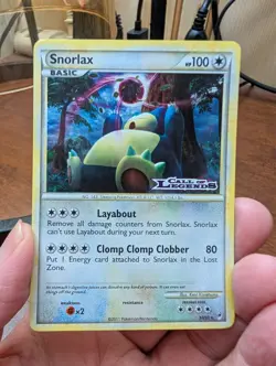 Pokemon Call of Legends Stamped Prerelease Promo Snorlax 33/95 - Image 1