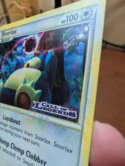 Pokemon Call of Legends Stamped Prerelease Promo Snorlax 33/95 - Image 3