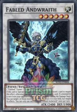 1st ed Fabled Andwraith super rare BLVO-EN044 Yugioh - Image 1