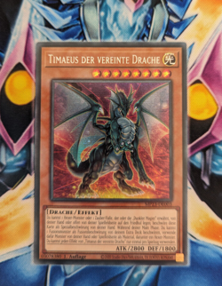 Yu-Gi-Oh! Timaeus der vereinte Drache MP23-DE003 SECRET Rare! Deutsch! 1.Auflage - Image 1