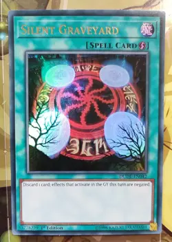 Silent Graveyard - DUDE-EN042 - Ultra Rare - 1st Edition - Yugioh - Image 1