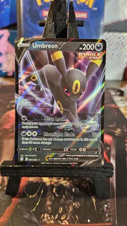 Umbreon V 094/203 Evolving Skies Pokemon TCG NM-M Ultra Rare Card SINGLE STRIKE - Image 1