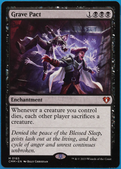 Grave Pact Commander Masters PLD Black Mythic Rare CARD (500909) ABUGames - Image 1