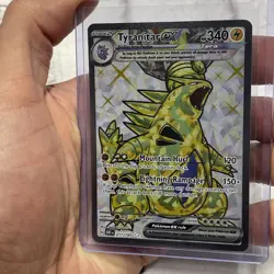 Tyranitar ex 211/197 Sv03: Obsidian Flames Holo NM/MT Pokemon Nintendo Rare Card - Image 1