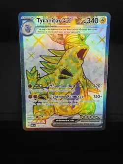 Tyranitar ex 211/197 Sv03: Obsidian Flames Holo Pokemon TCG Card NM - Image 1