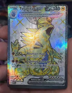 Pokemon TCG Tyranitar EX Holo Card 211/197 Obsidian Flames Nm - Image 2