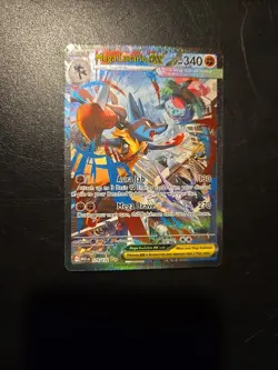 Mega Lucario Ex SIR 179/132 Mint Condition Pokemon Card Secret Illustration Rare - Image 2