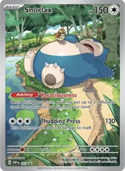 Snorlax 051 Sv: Scarlet & Violet Promo Cards Holo for sale online - Image 2