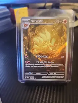 Ninetails Obsidian Flames IR Holo Card 199/197 Mint Condition - Image 1