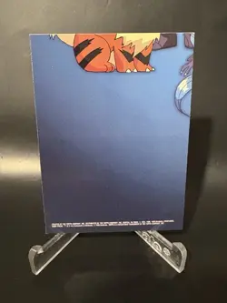 TV11 #52 Meowth Topps Pokemon Trading Card Holo - Image 2