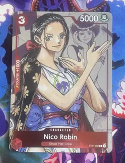 Nico Robin 25th Anniversary Alternate Art ST01-008 One Piece Promo Cards Foil - Image 1