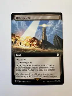 HELIOS One - EXTENDED ART - MTG Fallout - NM - Image 1