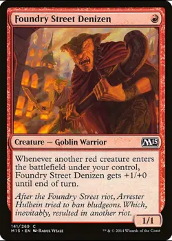 X 1 Foundry Street Denizen NM M15 141 MTG Magic The Gathering - Image 1