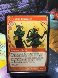 Goblin Recruiter (Future Sight) Mystery Booster 2 (Non-Foil), #193 - Image 1