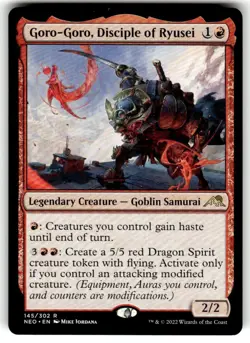 Goro-Goro, Disciple of Ryusei Kamigawa: Neon Dynasty Regular MTG - Image 1