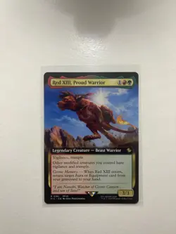 Red XIII, Proud Warrior - Extended Art Light Play, English Magic the Gathering M - Image 1