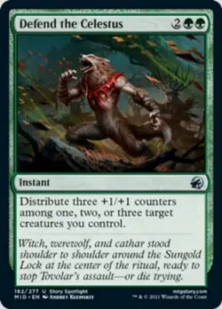 Defend the Celestus [Innistrad: Midnight Hunt] Magic MTG - Image 1