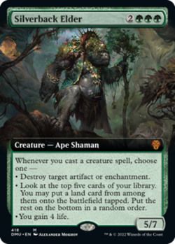 1x Silverback Elder - Extended Art Light Play MTG Magic - Kid Icarus - - Image 1