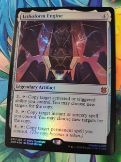 MTG 245/280 Lithoform Engine Zendikar Rising FOIL NM FRESH - Image 1