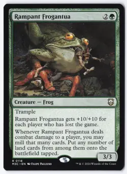 Rampant Frogantua R Commander: Modern Horizons 3 118 NM - Image 1