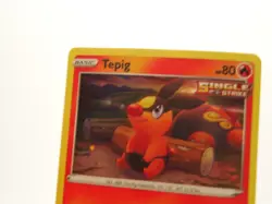 Tepig SWSH172 Black Star Promo Fusion Strike Pokemon Lightly Played - Image 2