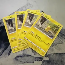 4X Pikachu 027/078 Pokemon GO Regular - Image 1