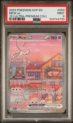 2023 Pokemon Svp En-Sv Black Star Promo #053 Mew Ex 151 Ultra-Premium Coll PSA 9 - Image 1