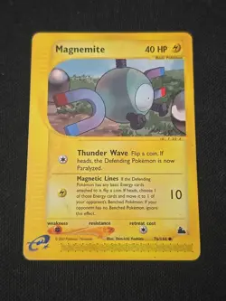 Magnemite 76/144 Skyridge Regular WOTC Vintage 2003 Pokemon TCG Light Played - Image 1