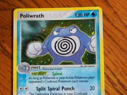 Pokemon 2004 Fire Red Leaf Green Poliwrath foil card in mint condition - Image 2