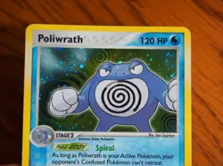 Pokemon 2004 Fire Red Leaf Green Poliwrath foil card in mint condition - Image 4