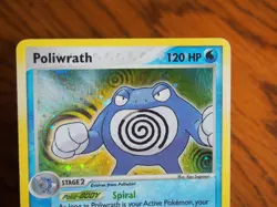 Pokemon 2004 Fire Red Leaf Green Poliwrath foil card in mint condition - Image 5