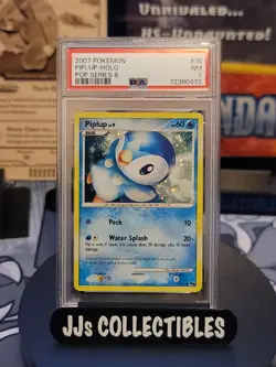 2007 Pokemon Piplup Holo 15/17 Pop Series 6 PSA 7 CGC BGS - Image 1