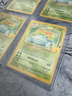Pokemon Venusaur Holo Card 15/102 Celebrations X4 Bundle NM+ Condition - Image 3