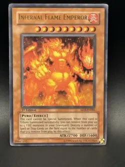 YuGiOh Structure Deck: Blaze Of Destruction - SD3-EN001 Infernal Flame Emperor - Image 1