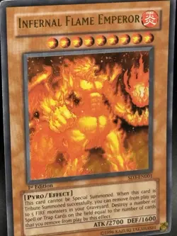 YuGiOh Structure Deck: Blaze Of Destruction - SD3-EN001 Infernal Flame Emperor - Image 3