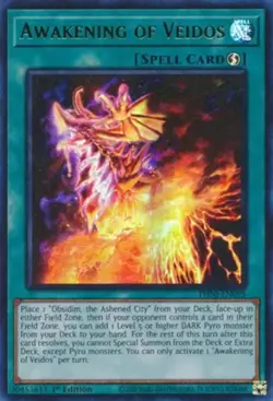 Awakening of Veidos - PHNI-EN095 - Ultra Rare - 1st Edition Near Mint Yugioh! Ca - Image 1