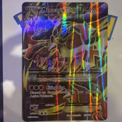 Pokemon Mega Lucario EX 55a/111 Jumbo XY Furious Fists Promo Card - Image 1