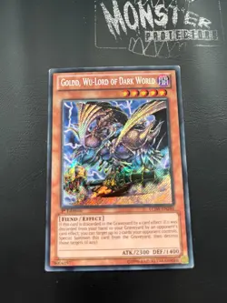 YUGIOH GOLDD WU-LORD OF DARK WORLD SECRET RARE LCJW-EN246 1ST EDITION - Image 1