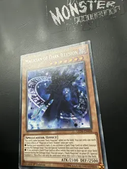 YUGIOH MAGICIAN OF DARK ILLUSION RARE LED6-EN006 1ST EDITION - Image 2