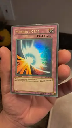 Mirror Force MRD-138 Ultra Rare 1st Edition Yu-Gi-Oh Faded Misprint Near Mint - Image 2