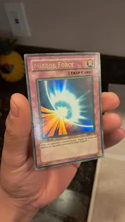 Mirror Force MRD-138 Ultra Rare 1st Edition Yu-Gi-Oh Faded Misprint Near Mint - Image 4