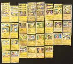 Pokemon Tcg Pikachu Card Lot (50) XY, S&M, SWSH, Base, Holos, Raichu, MANY sets - Image 1