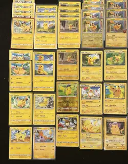Pokemon Tcg Pikachu Card Lot (50) XY, S&M, SWSH, Base, Holos, Raichu, MANY sets - Image 2